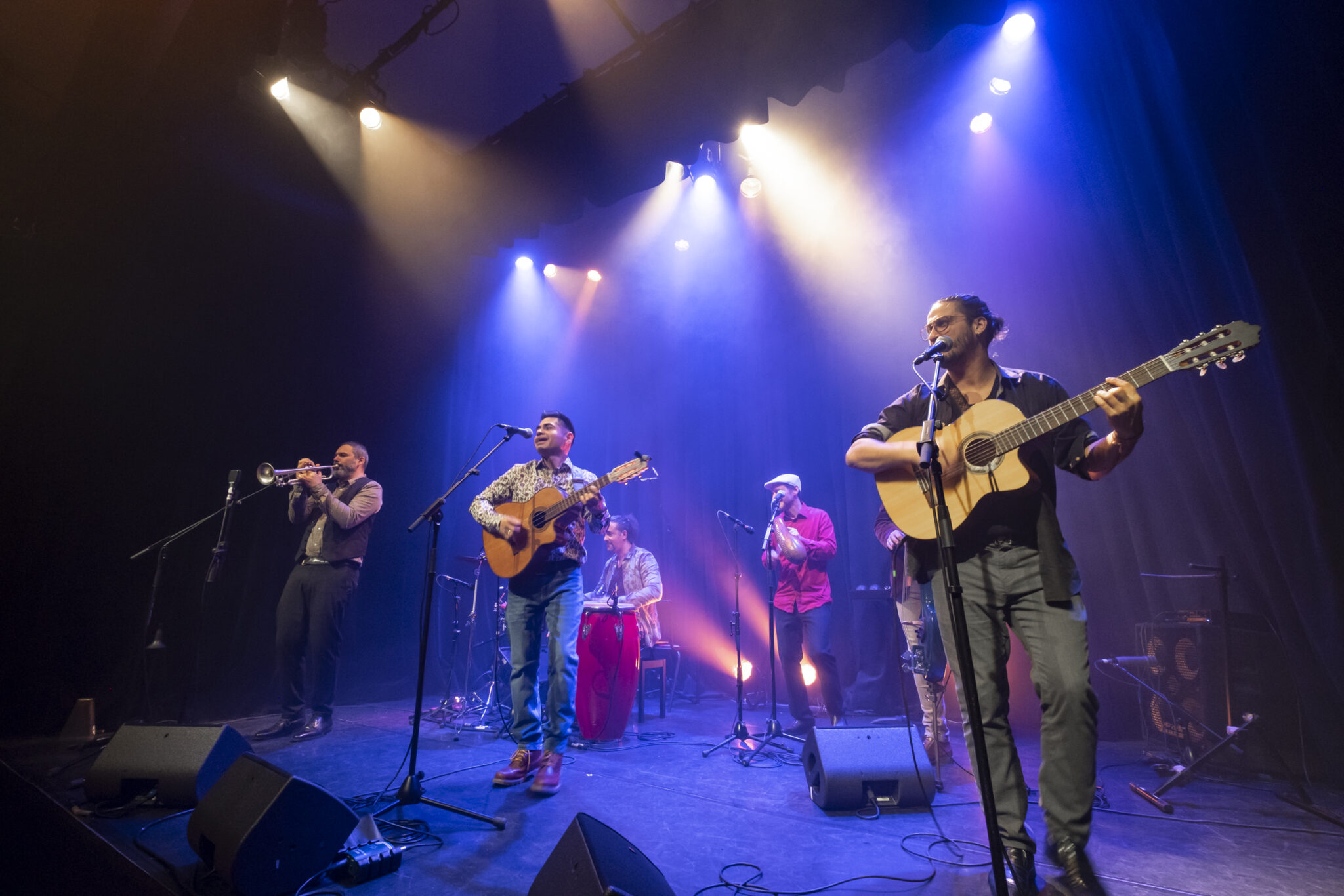 Le groupe AGUANOMAS à la Baie des Singes, séance d'enregistrement d'un clip vidéo, Cournon, 8 mars 2025